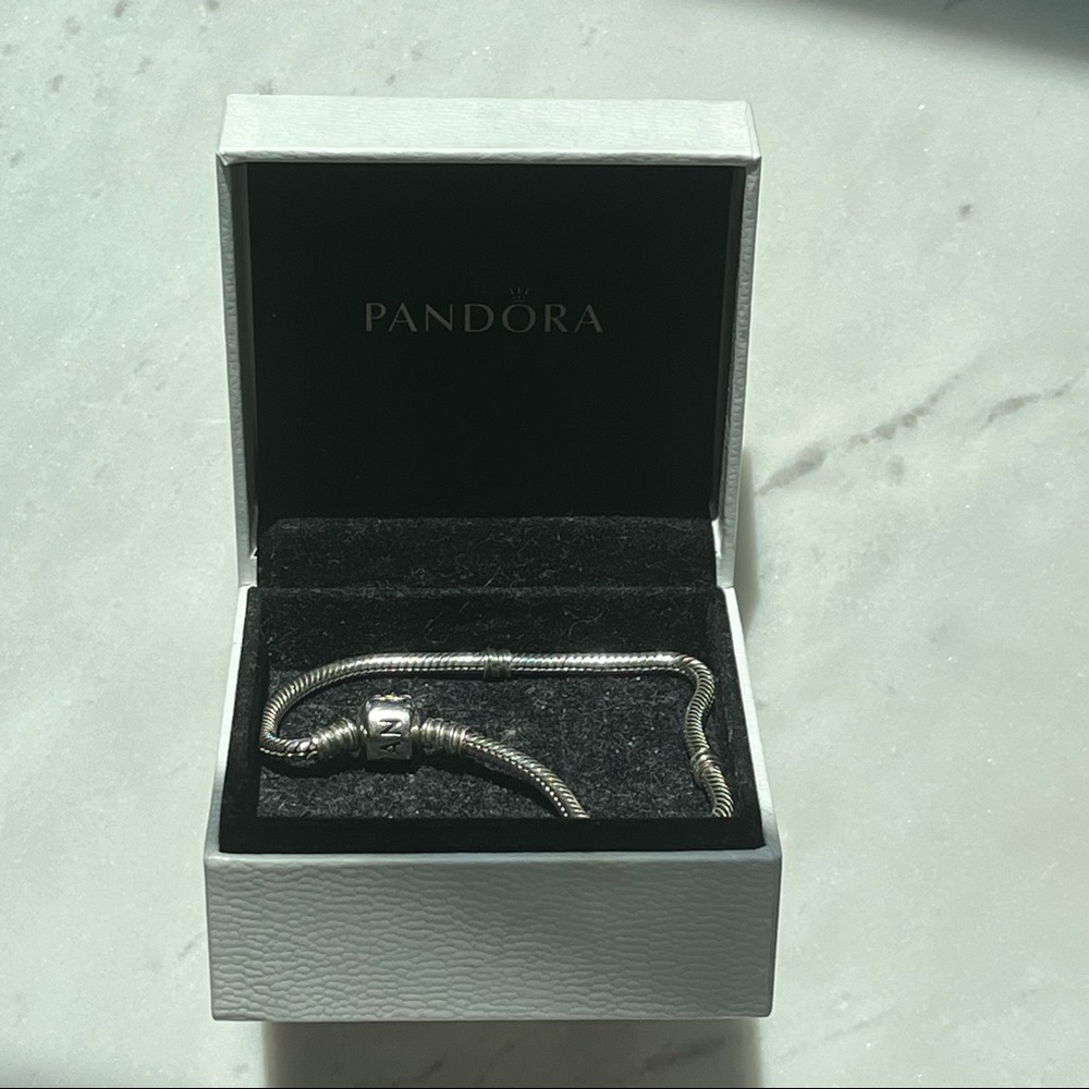 Pandora Bracelet PLUS BONUS Additional Disney Swirl and Iconic Mickey Charm